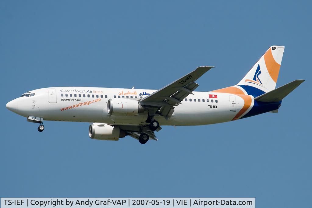 TS-IEF, 1994 Boeing 737-3Q8 C/N 26309, Karthago Airlines B737-300