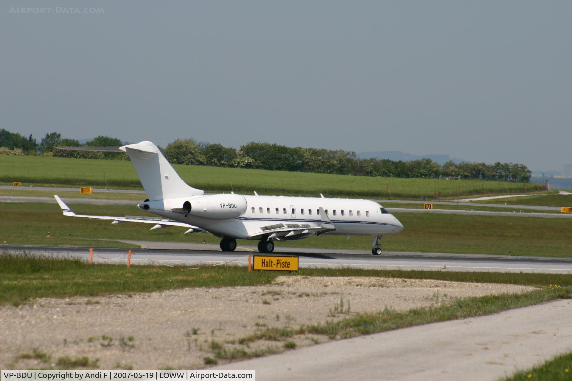 VP-BDU, 2000 Bombardier BD-700-1A10 Global Express C/N 9057, Global Express
