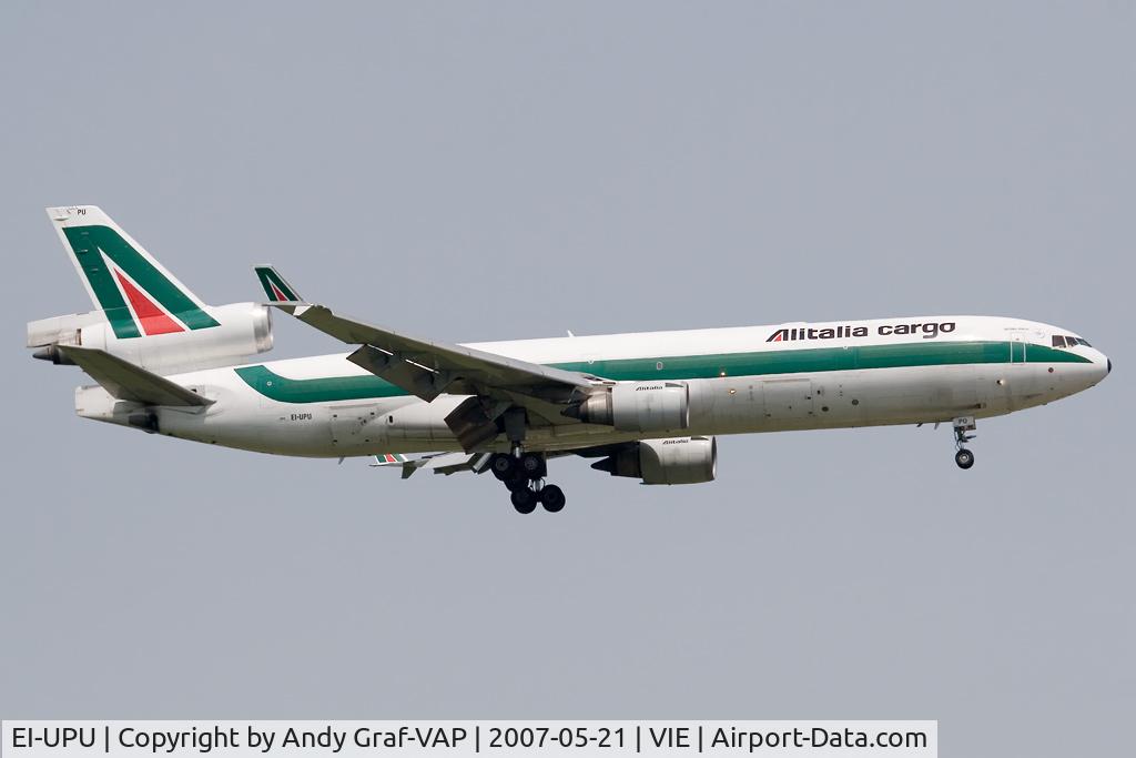 EI-UPU, 1992 McDonnell Douglas MD-11F C/N 48430, Alitalia Cargo MD11