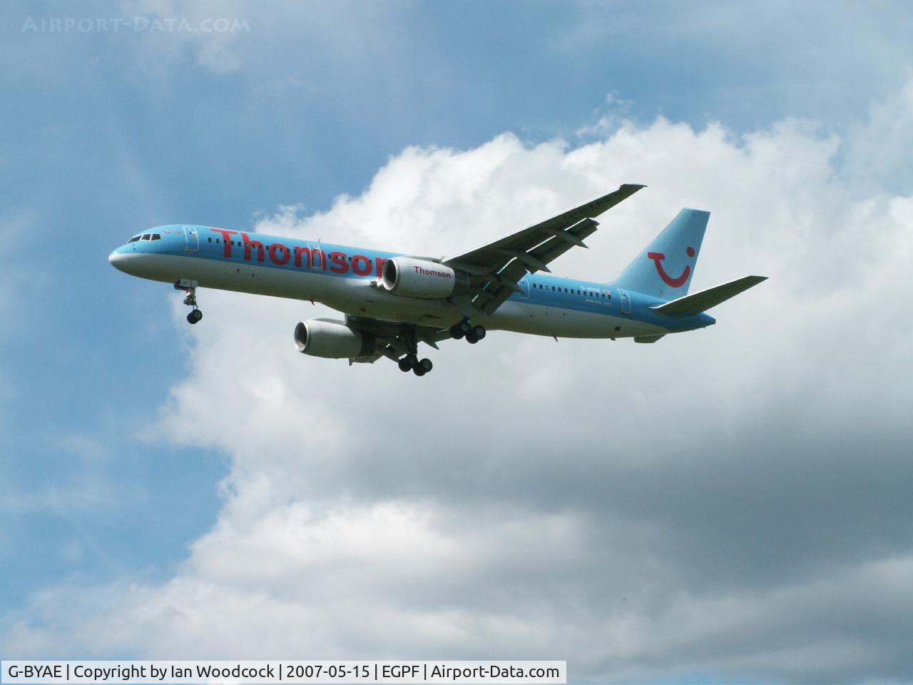 G-BYAE, 1992 Boeing 757-204 C/N 26964, B757-204/Thomsonfly/Glasgow