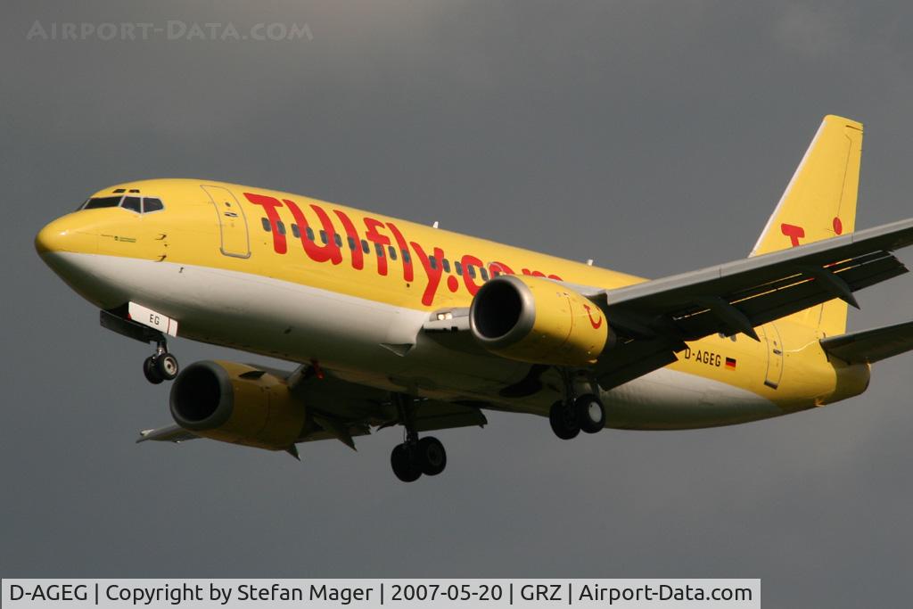 D-AGEG, 1988 Boeing 737-35B C/N 24237, TUIfly in new colours