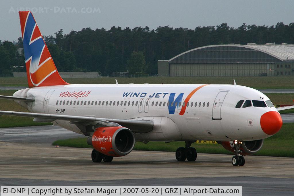 EI-DNP, 1993 Airbus A320-212 C/N 421, Windjet A320-212 arriving from Rome