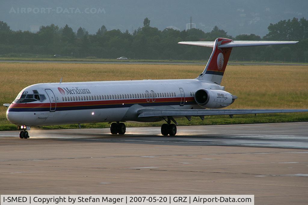I-SMED, 1993 McDonnell Douglas MD-83 (DC-9-83) C/N 53182, Meridiana MD-82 charter-flight from Olbia