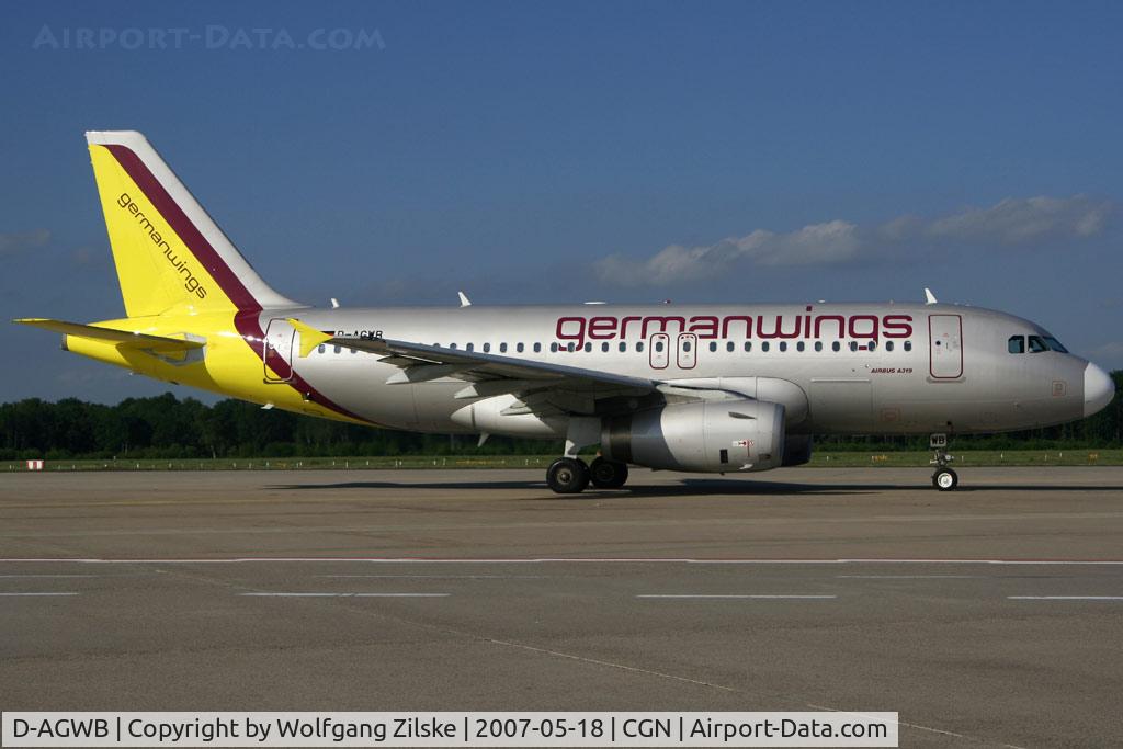D-AGWB, 2006 Airbus A319-111 C/N 2833, visitor