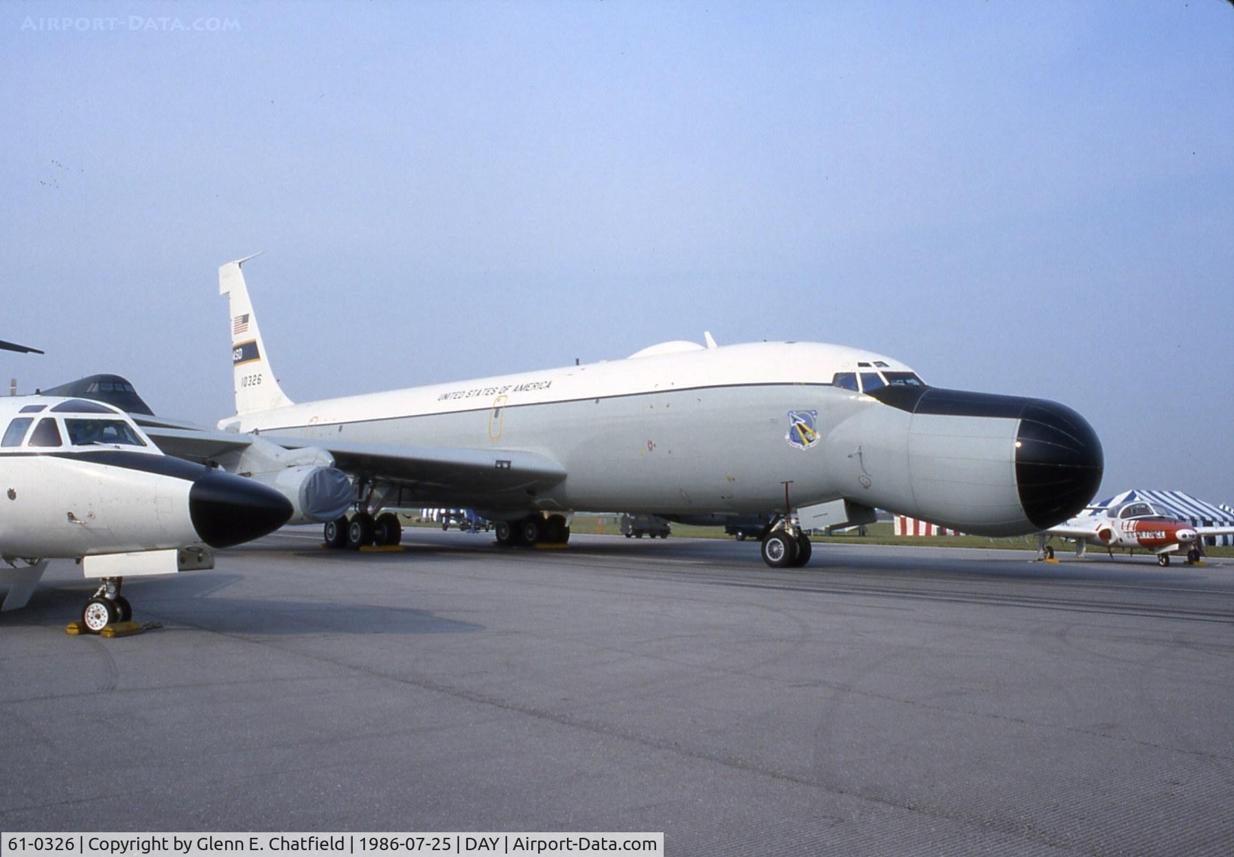 61-0326, 1961 Boeing EC-135E-BN Stratolifter C/N 18233, EC-135E at the Dayton International Air Show