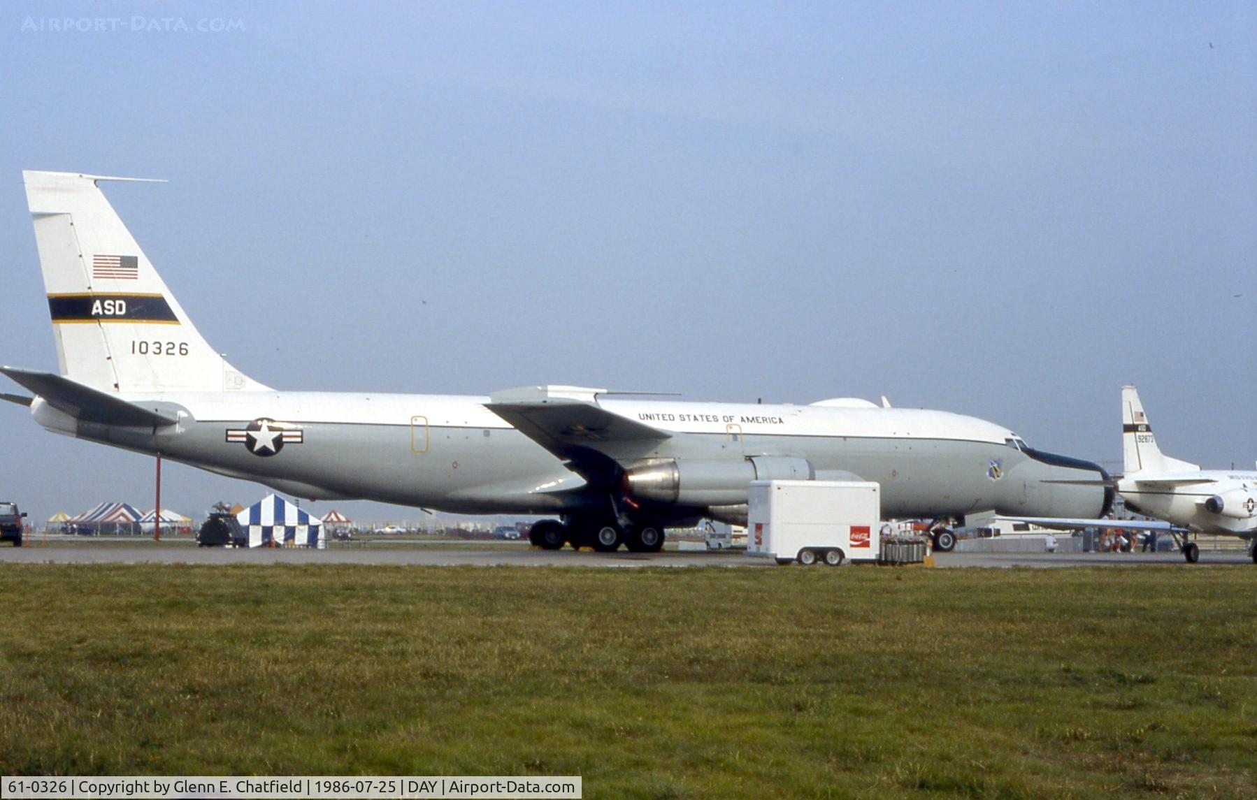 61-0326, 1961 Boeing EC-135E-BN Stratolifter C/N 18233, EC-135E at the Dayton International Air Show