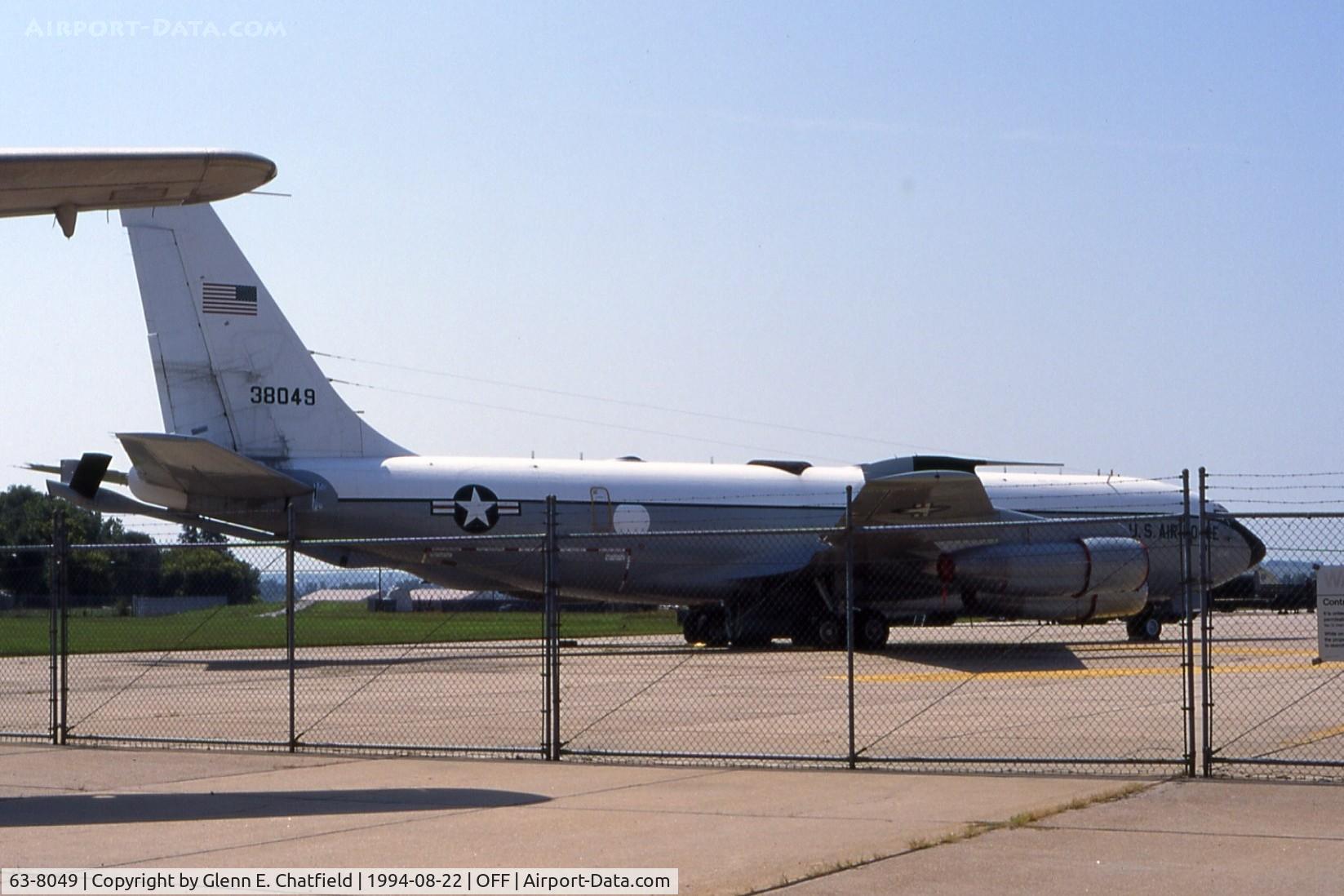 63-8049, 1963 Boeing EC-135C-BN Stratotanker C/N 18666, EC-135C at the old Strategic Air Command Museum