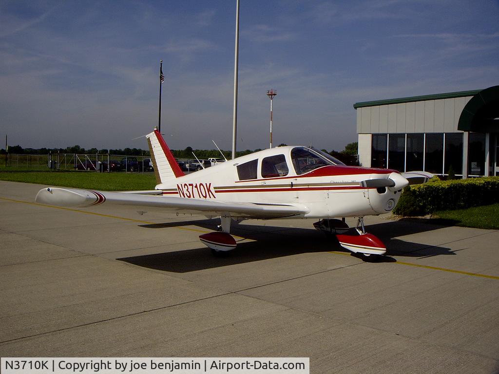 N3710K, 1967 Piper PA-28-140 C/N 28-23701, red