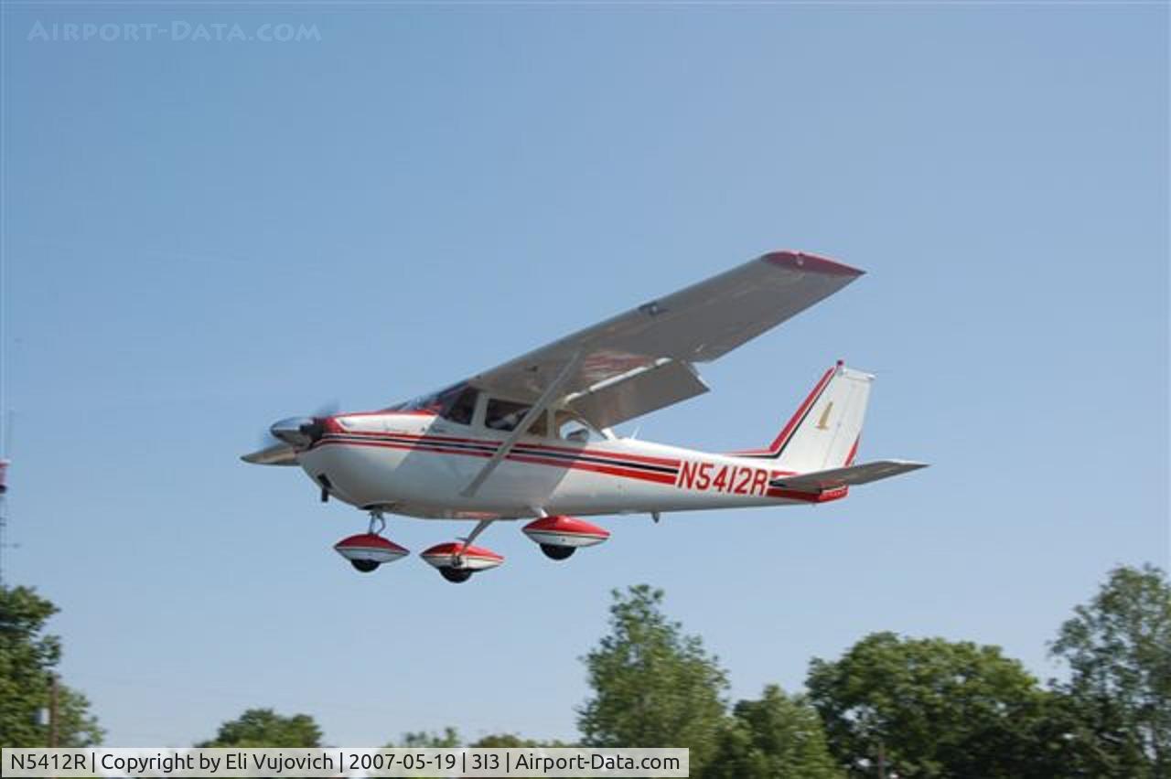 N5412R, 1965 Cessna 172F C/N 17252953, Slow Fly-by