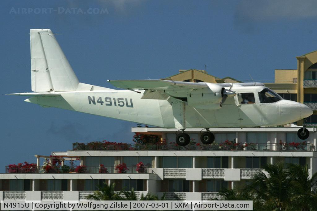 N4915U, 1976 Britten-Norman BN-2A-27 Islander C/N 789, visitor