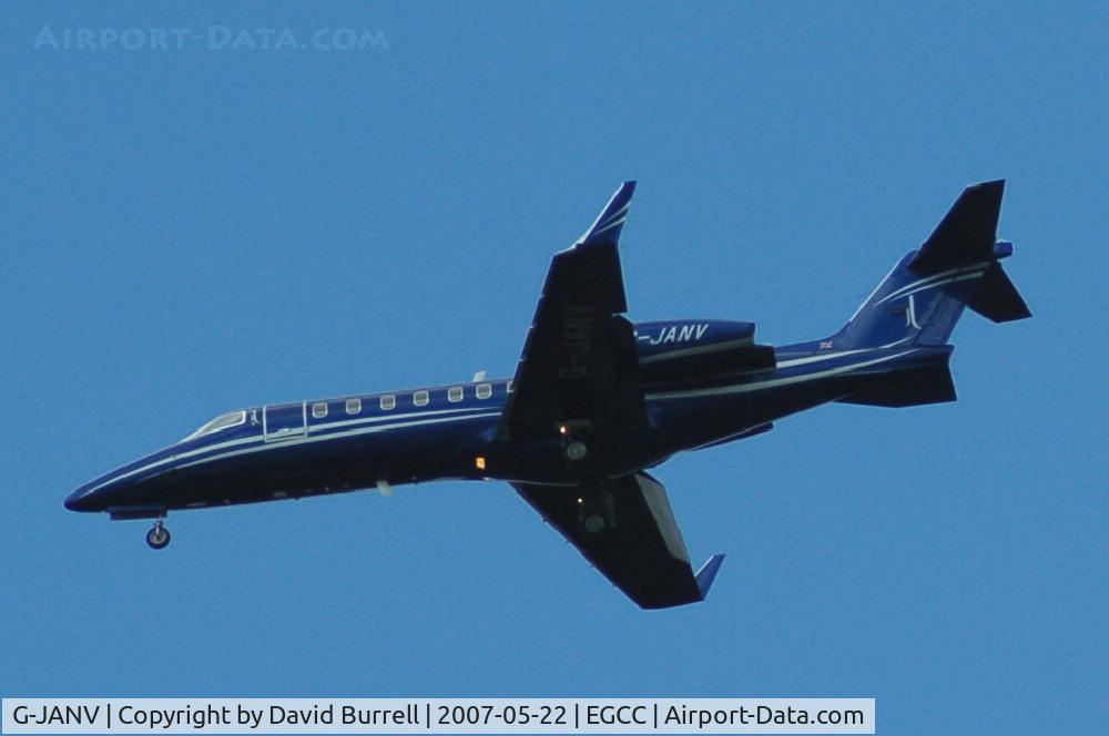 G-JANV, 2000 Learjet 45 C/N 45-124, Learjet - Landing