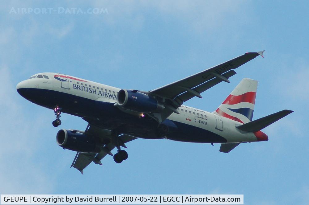 G-EUPE, 2000 Airbus A319-131 C/N 1193, British Airways - Landing