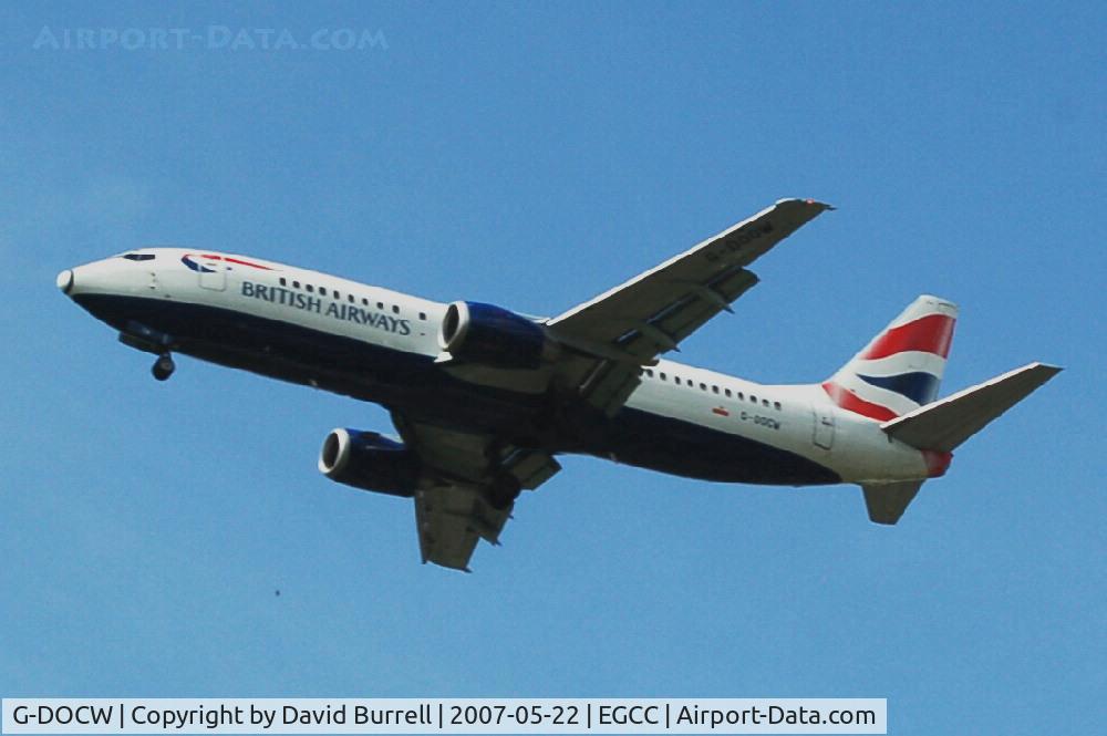 G-DOCW, 1992 Boeing 737-436 C/N 25856, British Airways - Landing