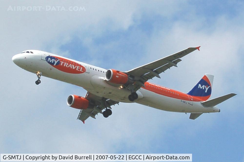 G-SMTJ, 2003 Airbus A321-211 C/N 1972, My Travel - Landing