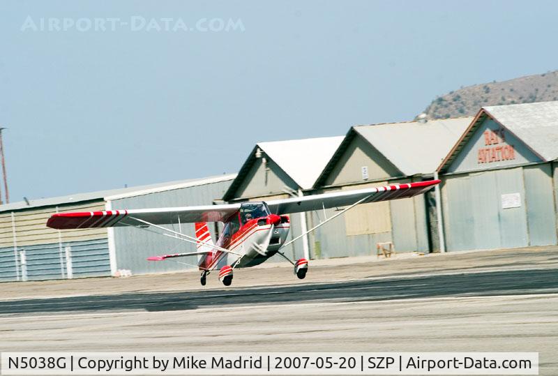 N5038G, 1979 Bellanca 7GCAA C/N 377-79, Hold her off