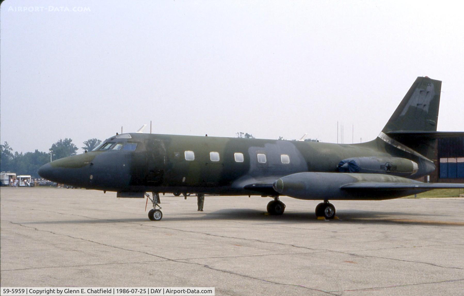 59-5959, 1960 Lockheed C-140A Jetstar C/N 1329-5026, C-140A at the Dayton International Air Show
