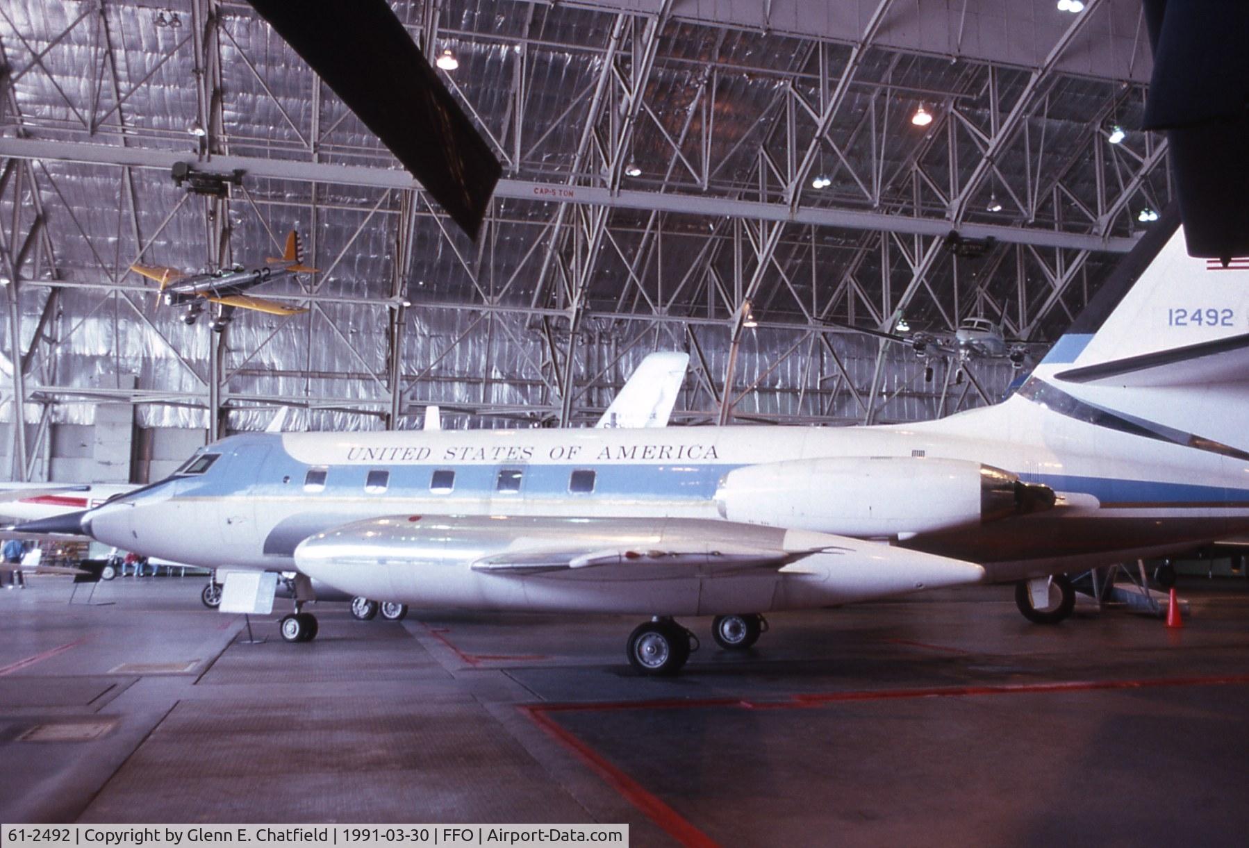 61-2492, 1961 Lockheed VC-140B-LM Jetstar C/N 1329-5031, VC-140B at the National Museum of the U.S. Air Force, from presidential fleet