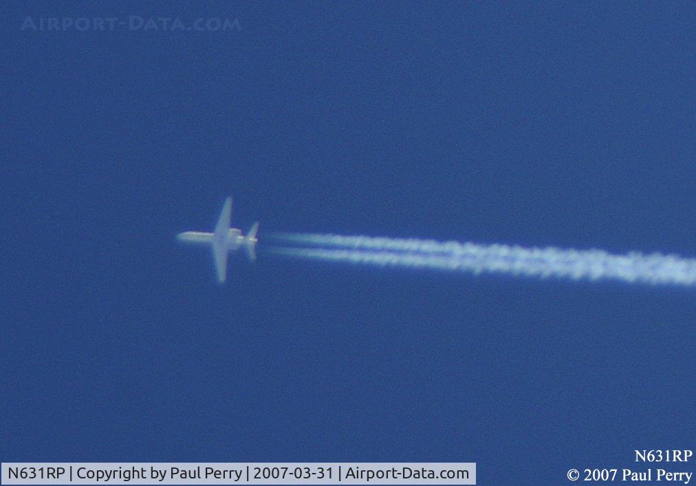 N631RP, 2008 Cessna 680 Citation Sovereign C/N 680-0256, Zipping north over Ahoskie