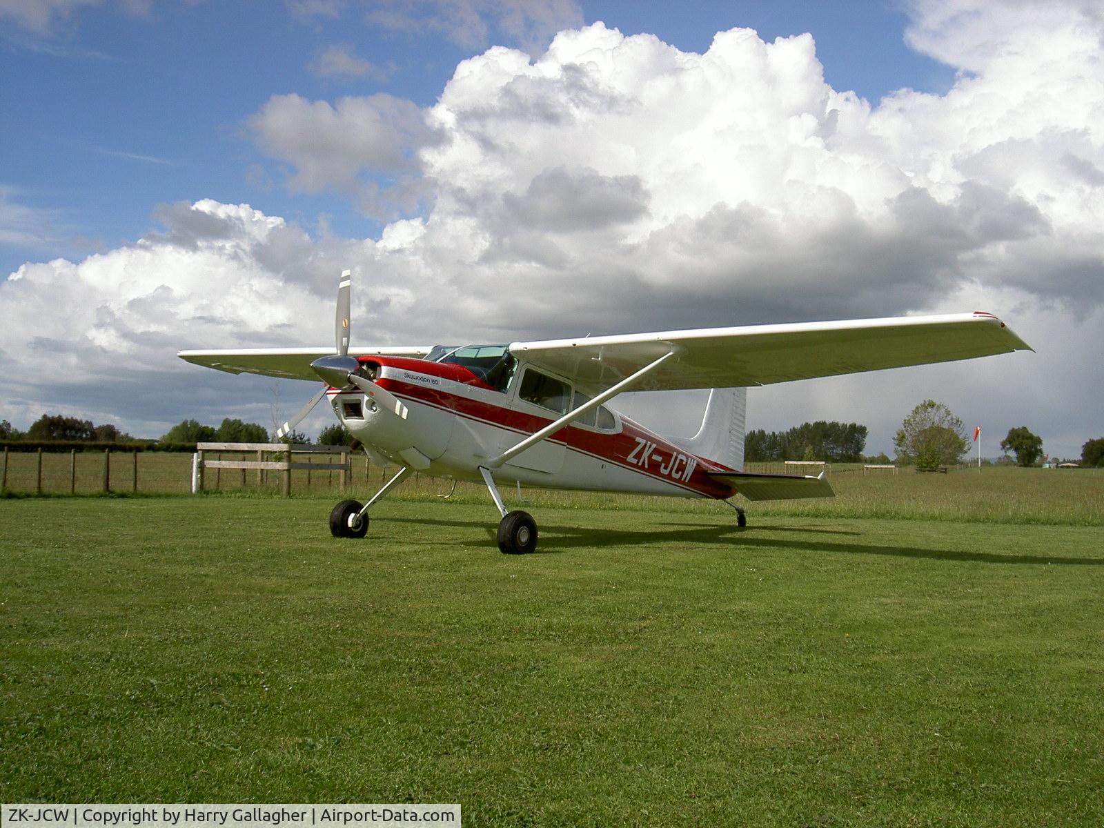 ZK-JCW, 1979 Cessna 180K Skywagon C/N 18053100, ZK-JCW at Max Clears strip Te Kowhai New Zealand