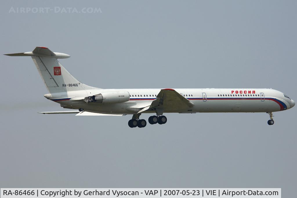 RA-86466, Ilyushin Il-62M C/N 2749316, Mr. Putin @ Vienna