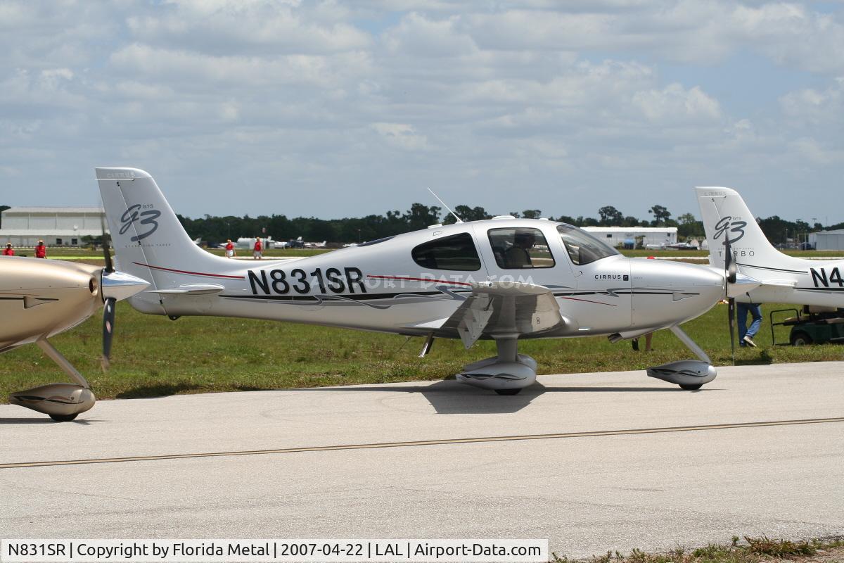 N831SR, 2007 Cirrus SR22 C/N 2444, SR22
