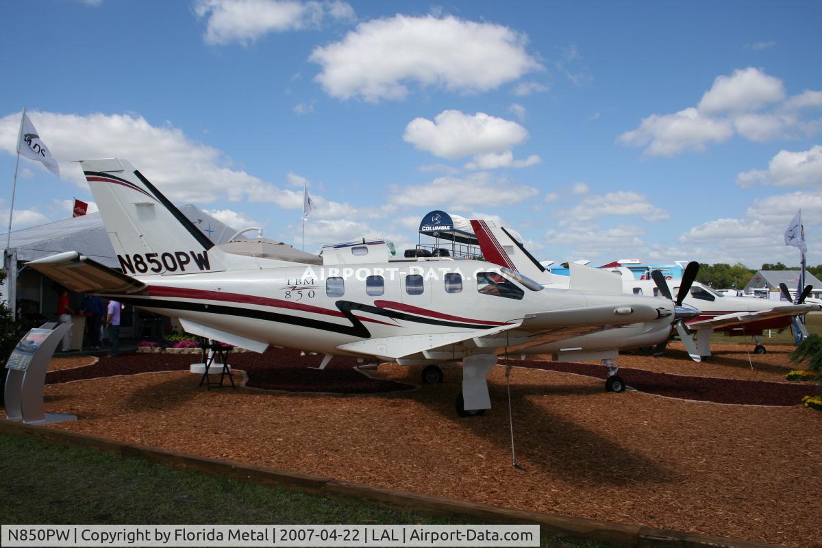 N850PW, 2007 Socata TBM-700 C/N 390, TBM700