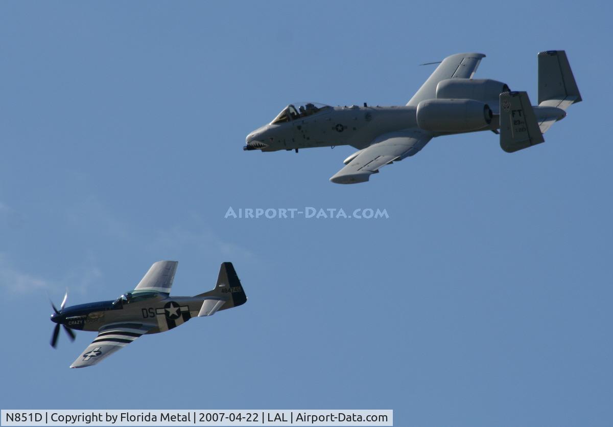 N851D, 1944 North American P-51D Mustang C/N 44-84745, Heritage Flight