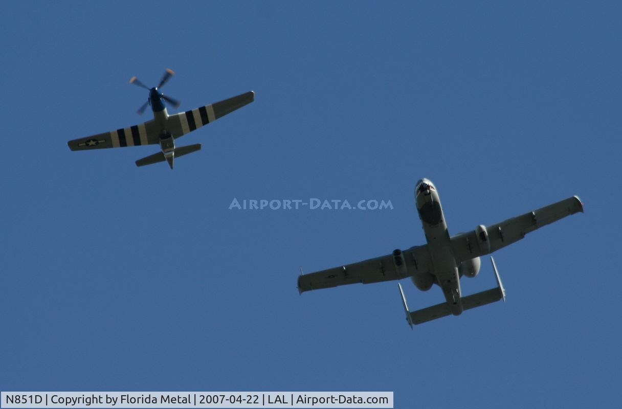 N851D, 1944 North American P-51D Mustang C/N 44-84745, Heritage Flight