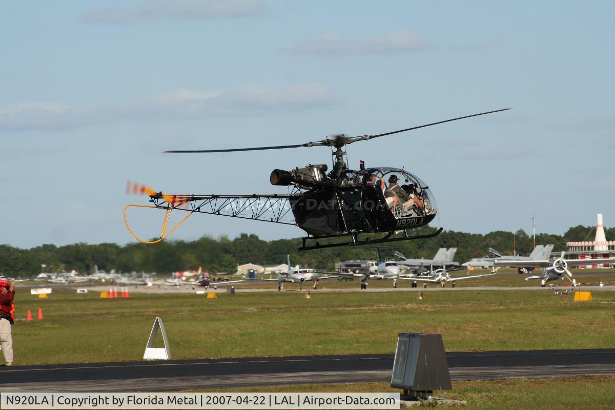 N920LA, 1960 Aérospatiale SE-3130 Alouette II C/N 1403, Alouette II
