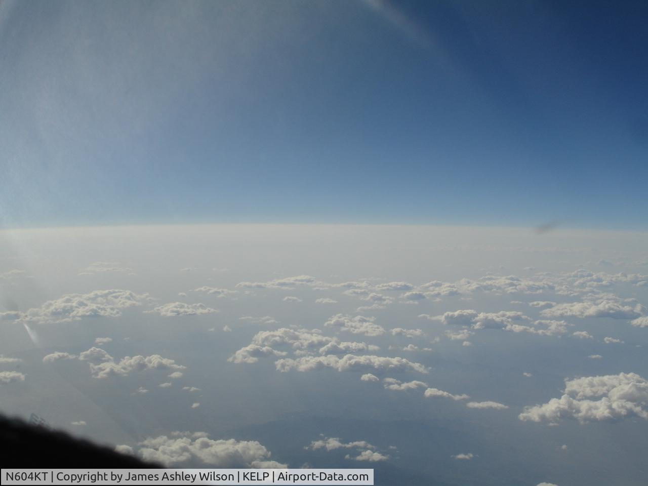N604KT, 2006 Learjet Inc 60 C/N 315, Curvature of the Earth!