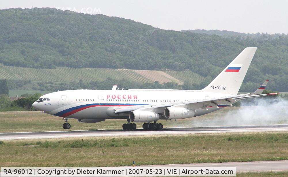 RA-96012, 1994 Ilyushin Il-96-300 C/N 74393201009, Russia State Transport Company Ilyushin 96-300