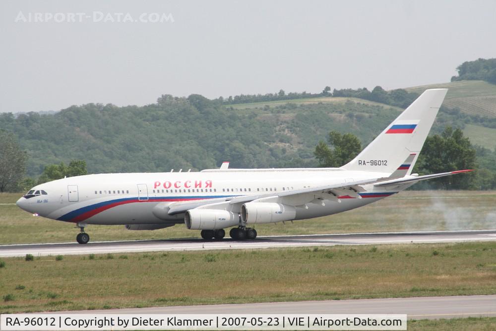 RA-96012, 1994 Ilyushin Il-96-300 C/N 74393201009, Russia State Transport Company Ilyushin 96-300