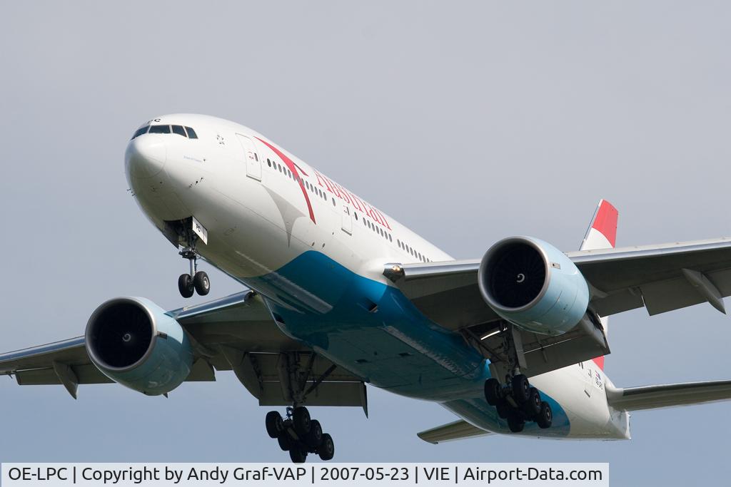 OE-LPC, 2002 Boeing 777-2Z9/ER C/N 29313, Austrian Airlines B777-200