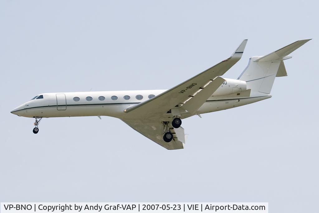 VP-BNO, 2004 Gulfstream Aerospace GV-SP (G550) C/N 5050, Gulfstream 5