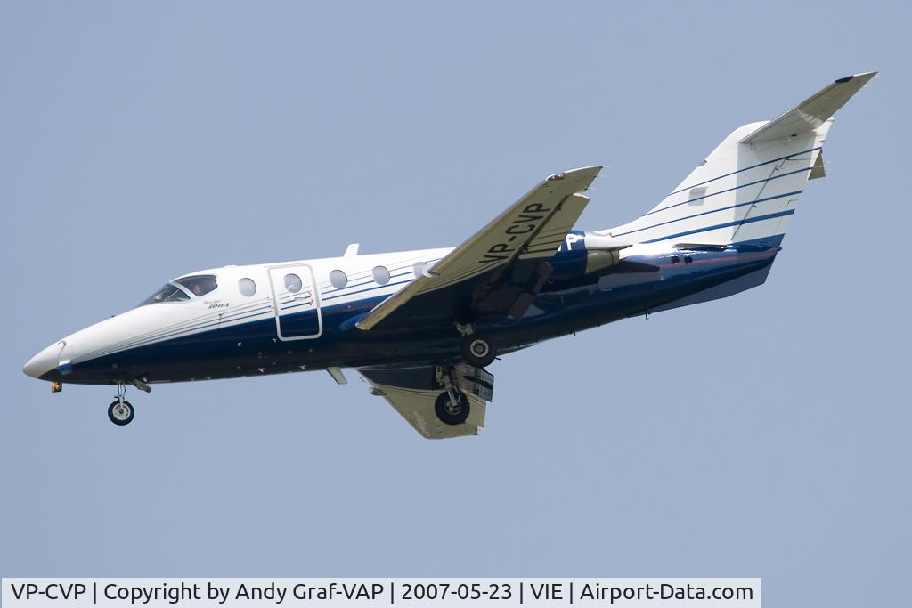 VP-CVP, 2000 Beechcraft 400A Beechjet C/N RK-300, Sky Jet Fluhservice Beech B400