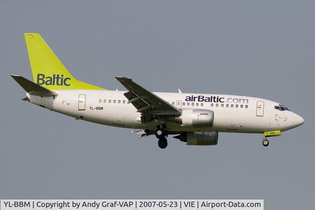 YL-BBM, 1992 Boeing 737-522 C/N 26680, Air Baltic B737-500