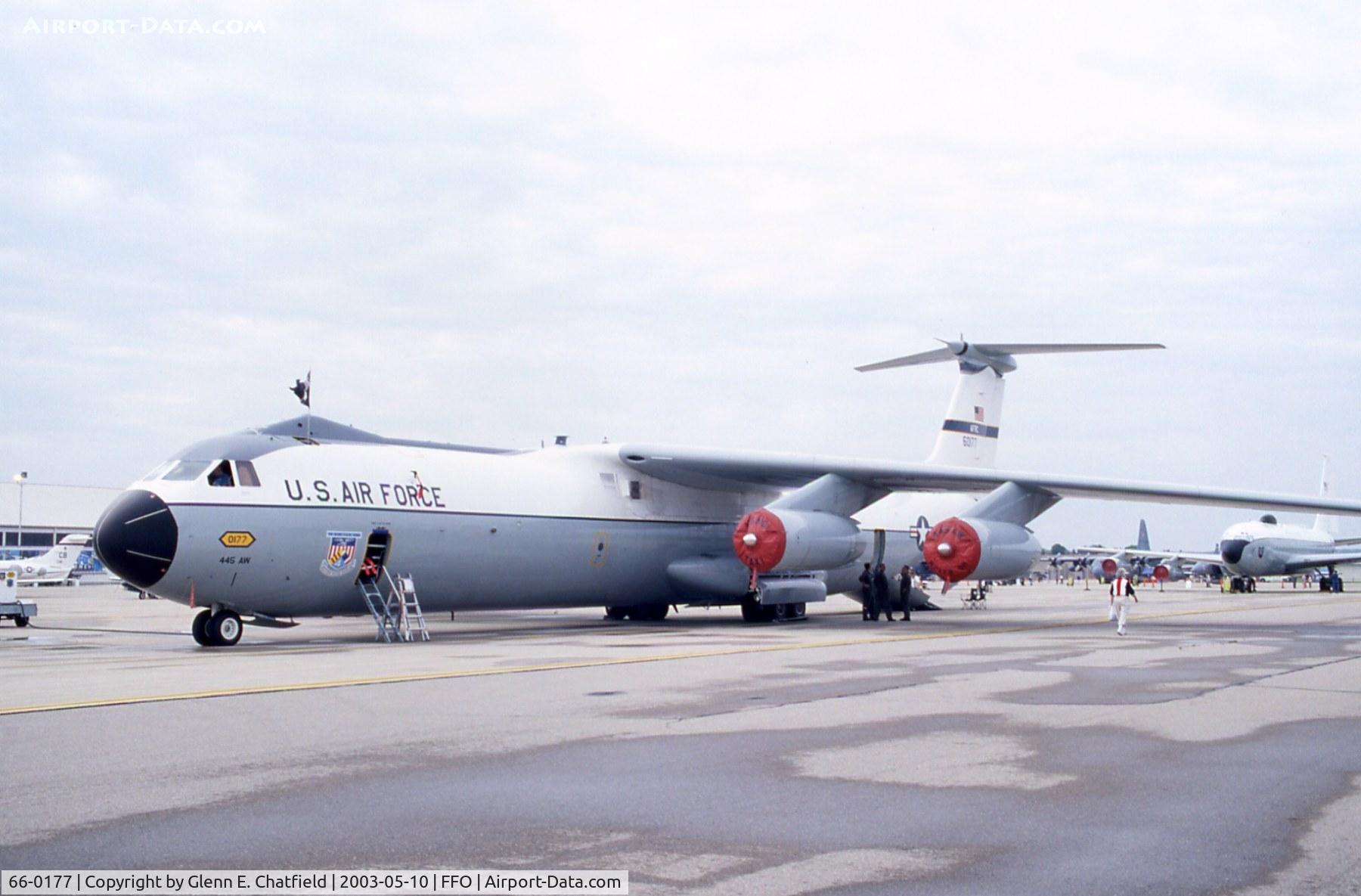 66-0177, 1966 Lockheed C-141C-LM Starlifter C/N 300-6203, C-141B that brought home Vietnam POWs, flown in for the 100th Anniversary of Flight celebration prior to being flown to the Air Force Museum