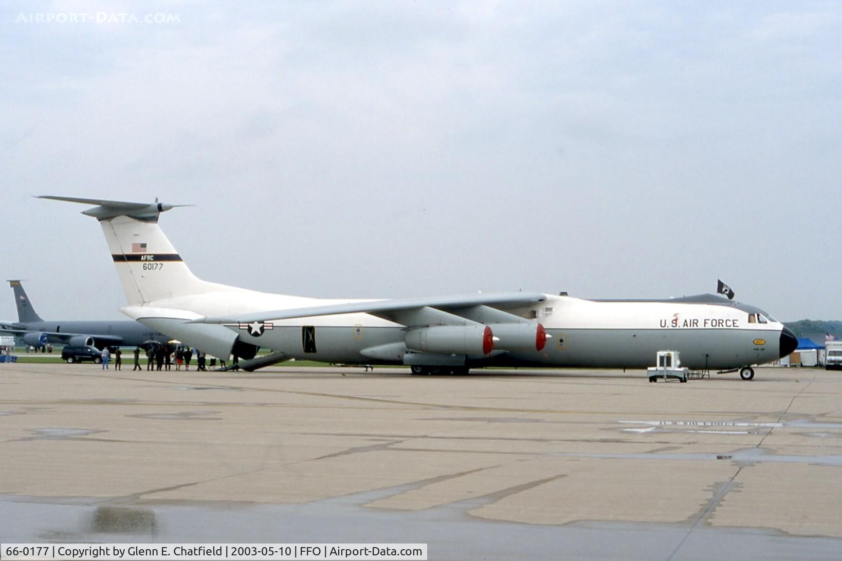 66-0177, 1966 Lockheed C-141C-LM Starlifter C/N 300-6203, C-141B that brought home Vietnam POWs, flown in for the 100th Anniversary of Flight celebration prior to being flown to the Air Force Museum