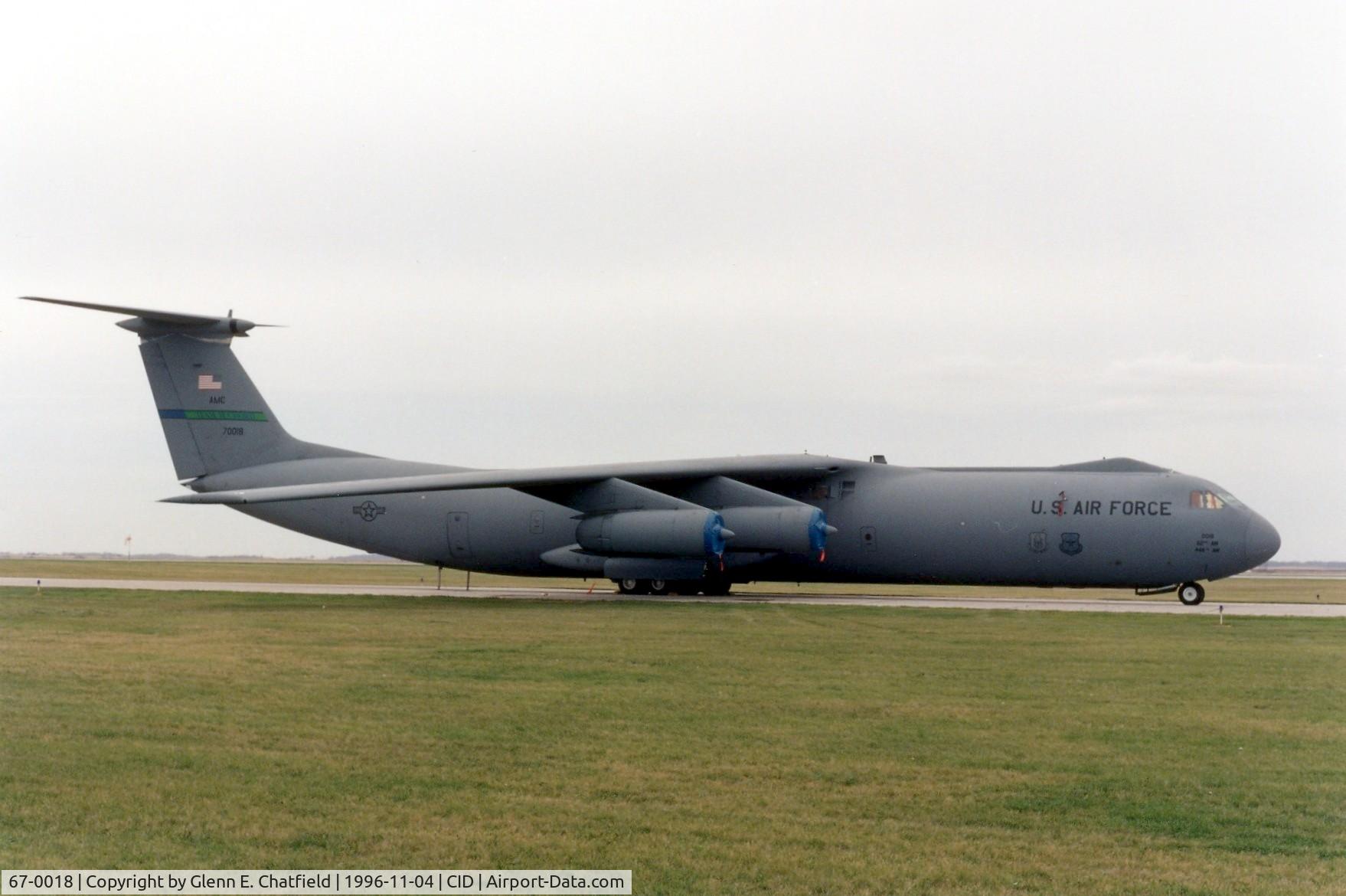 67-0018, 1967 Lockheed C-141B-LM Starlifter C/N 300-6269, C-141B in for presidential support