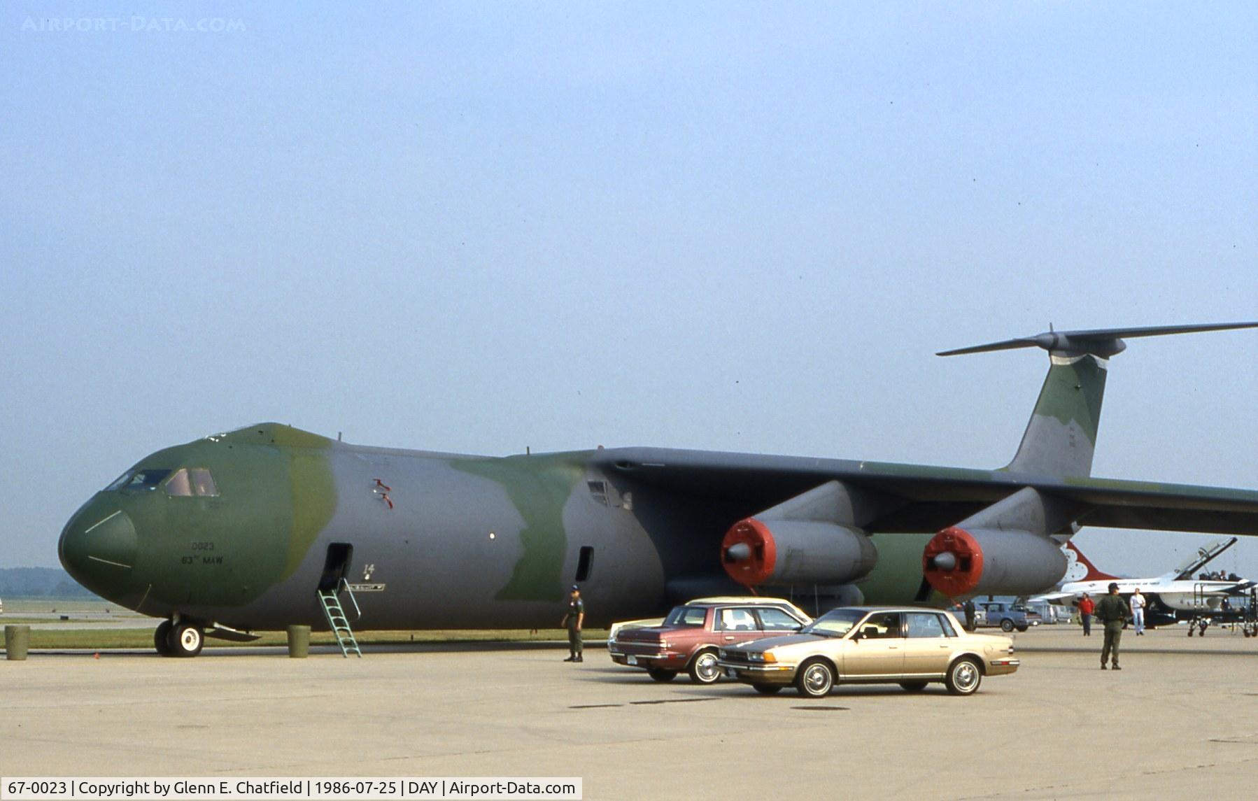 67-0023, 1967 Lockheed C-141B-LM Starlifter C/N 300-6274, C-141B at the Dayton International Air Show