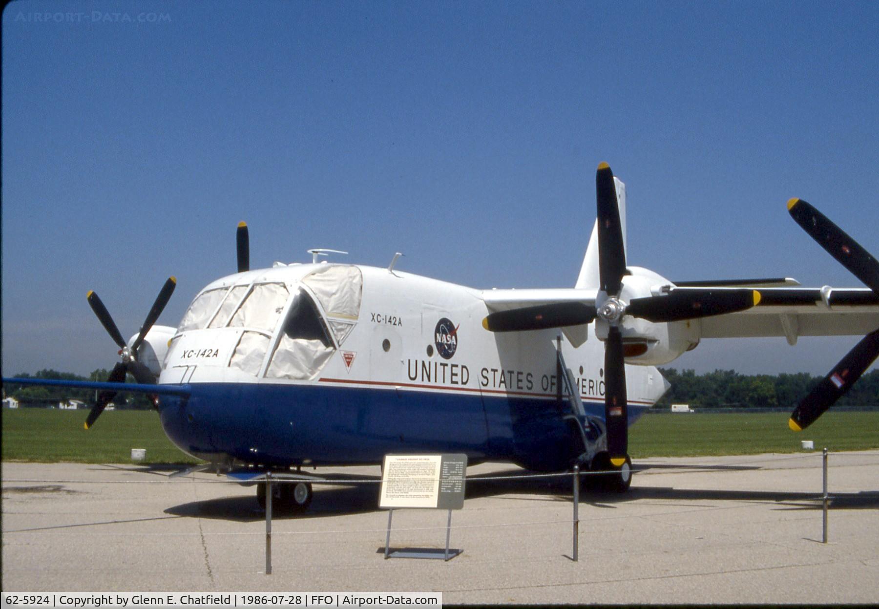 62-5924, 1964 LTV/Hiller/Ryan XC-142A C/N 4, XC-142 tilt-wing transport at the National Museum of the U.S. Air Force