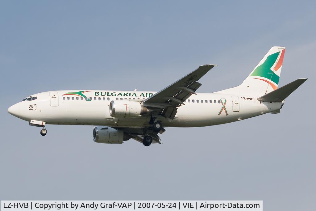 LZ-HVB, Boeing 737-3S1 C/N 24834, Bulgaria Air B737-300