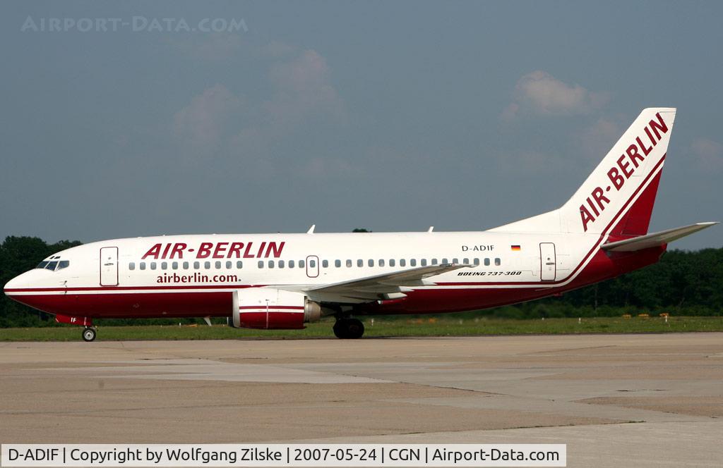 D-ADIF, 1991 Boeing 737-3L9 C/N 25125, visitor