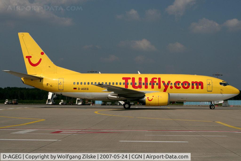 D-AGEG, 1988 Boeing 737-35B C/N 24237, visitor