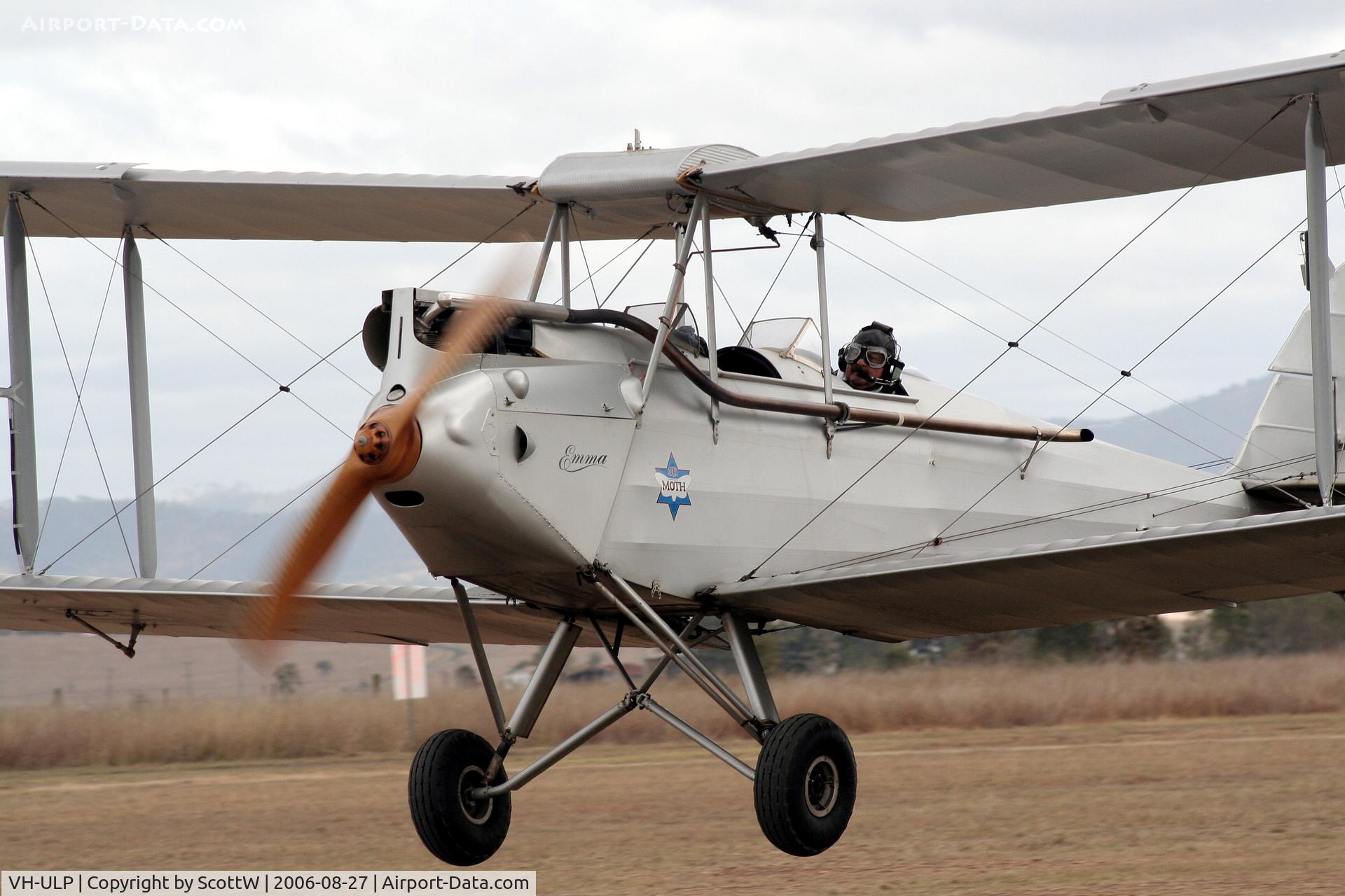 VH-ULP, 1929 De Havilland DH.60M Moth C/N 1406, image taken at the 15th annual festival of flight Watts Bridge Memorial Airfield QLD