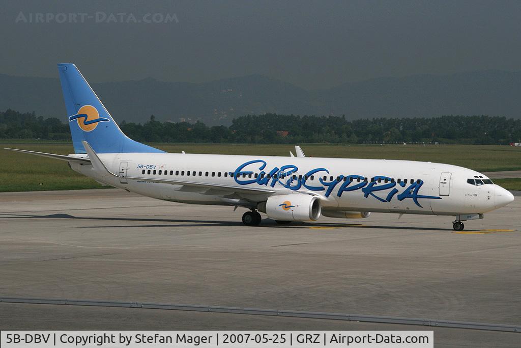 5B-DBV, 2003 Boeing 737-8Q8 C/N 30654, Eurocypria B.737-800W