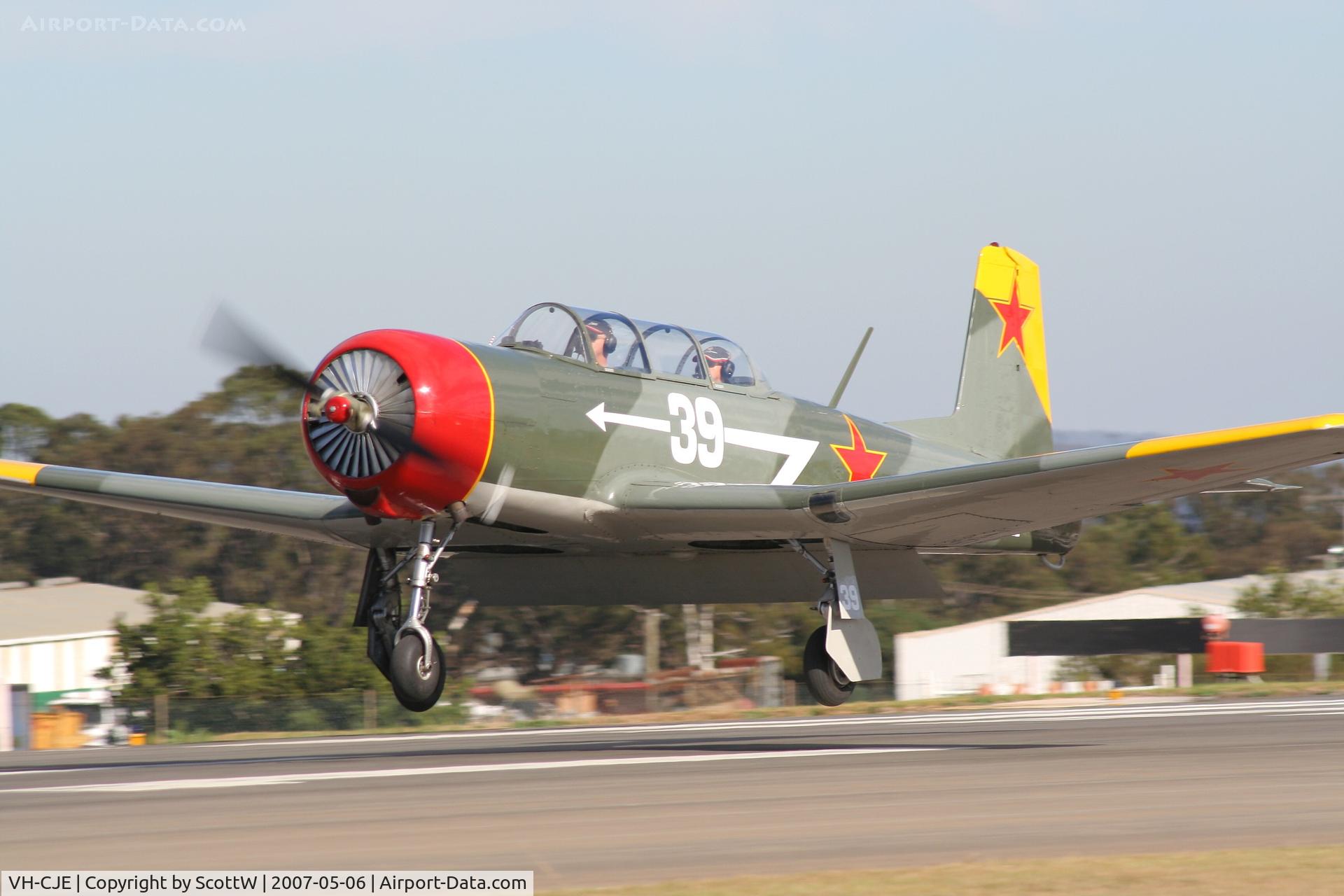 VH-CJE, 1983 Nanchang CJ-6A C/N 2951239, image taken at Toowoomba. Guido Zuccoli Memorial Fly-in