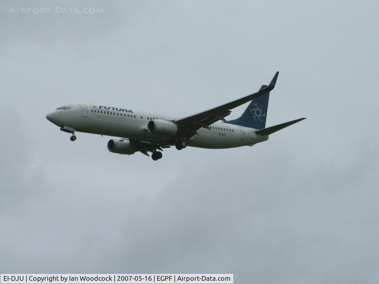 EI-DJU, 2000 Boeing 737-86N C/N 28619, B737-86N/Futura/Glasgow