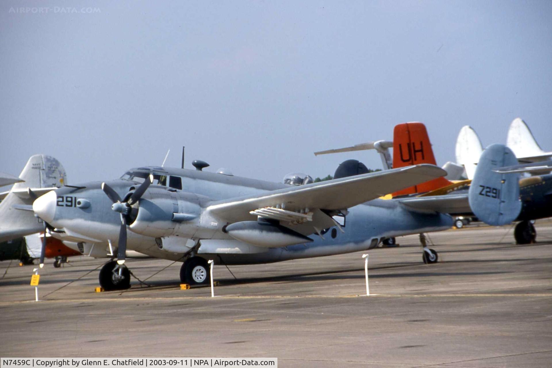 N7459C, Lockheed PV-2 Harpoon C/N 15-1196, PV-2 37230 at the National Museum of Naval Aviation