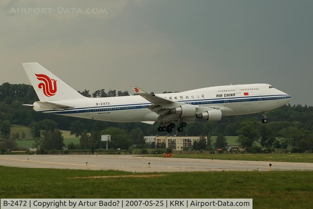 B-2472, 2000 Boeing 747-4J6 C/N 30158, AIR CHINA